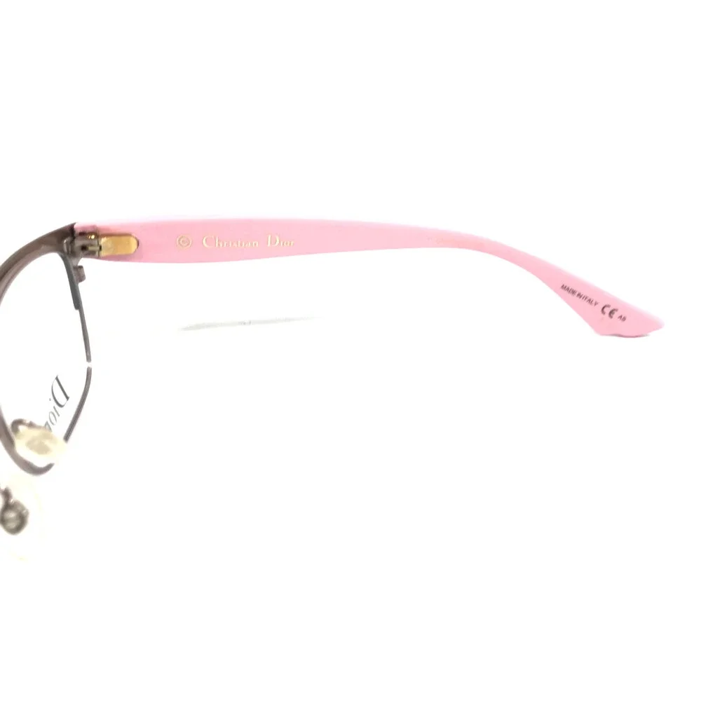 Christian Dior Eyeglasses Frame CD3782 NHW Black Pink Cat Eye Full Rim 54-16-145